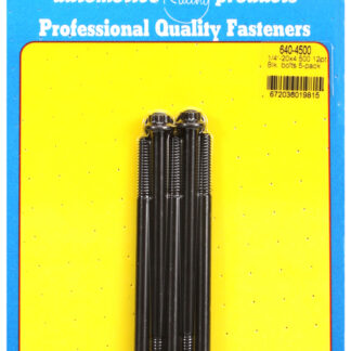 ARP 1/4-20 x 4.500 12pt black oxide bolts