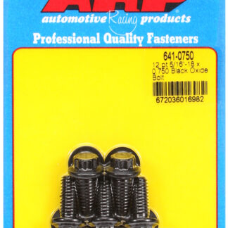 ARP 5/16-18 x 0.750 12pt black oxide bolts