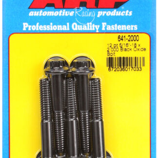 ARP 5/16-18 x 2.000 12pt black oxide bolts