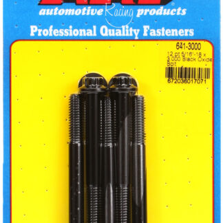 ARP 5/16-18 x 3.000 12pt black oxide bolts