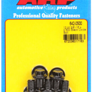 ARP 3/8-16 x 0.500 12pt black oxide bolts