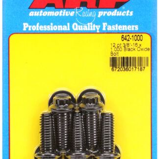 ARP 3/8-16 x 1.000 12pt black oxide bolts