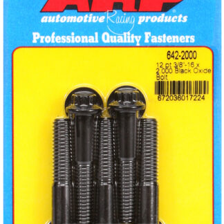 ARP 3/8-16 x 2.000 12pt black oxide bolts