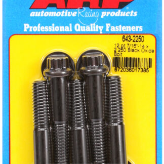 ARP 7/16-14 x 2.250 12pt black oxide bolts