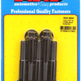 ARP 7/16-14 x 2.500 12pt black oxide bolts