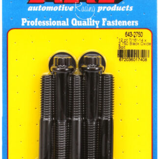ARP 7/16-14 x 2.750 12pt black oxide bolts