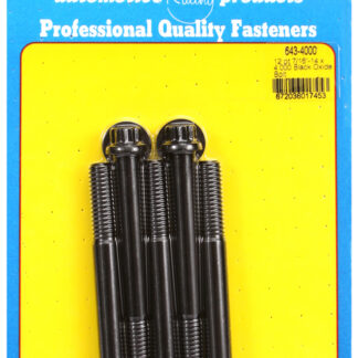 ARP 7/16-14 x 4.000 12pt black oxide bolts