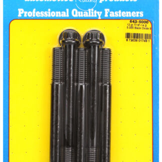 ARP 7/16-14 x 5.000 12pt black oxide bolts