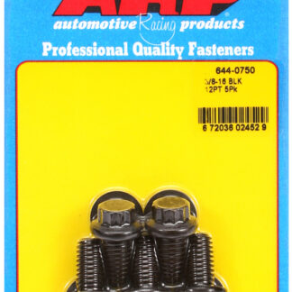 ARP 3/8-16 x 0.750 12pt 7/16 wrenching black oxide bolts
