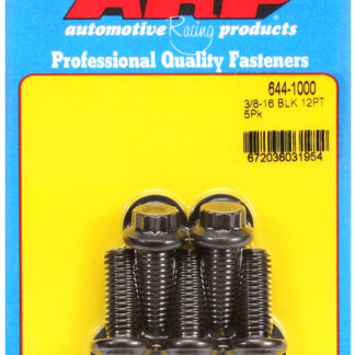 ARP 3/8-16 x 1.000 12pt 7/16 wrenching black oxide bolts
