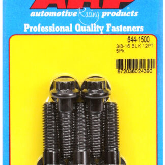 ARP 3/8-16 x 1.500 12pt 7/16 wrenching black oxide bolts
