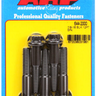 ARP 3/8-16 x 2.000 12pt 7/16 wrenching black oxide bolts