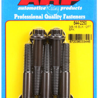 ARP 3/8-16 x 2.250 12pt 7/16 wrenching black oxide bolts