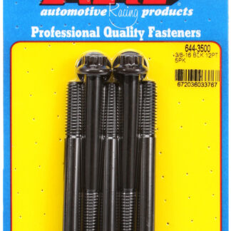 ARP 3/8-16 x 3.500 12pt 7/16 wrenching black oxide bolts