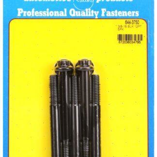 ARP 3/8-16 x 3.750 12pt 7/16 wrenching black oxide bolts