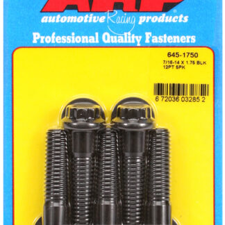 ARP 7/16-14 X 1.750 12pt 1/2 wrenching black oxide bolts