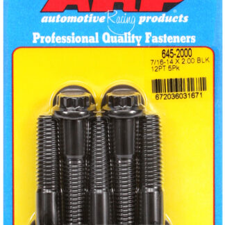 ARP 7/16-14 X 2.000 12pt 1/2 wrenching black oxide bolts