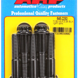 ARP 7/16-14 X 2.250 12pt 1/2 wrenching black oxide bolts