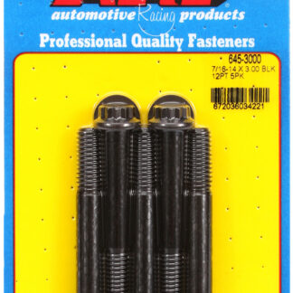 ARP 7/16-14 X 3.000 12pt 1/2 wrenching black oxide bolts