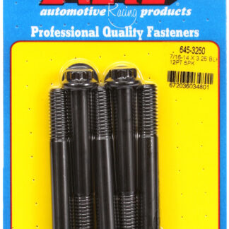 ARP 7/16-14 X 3.250 12pt 1/2 wrenching black oxide bolts
