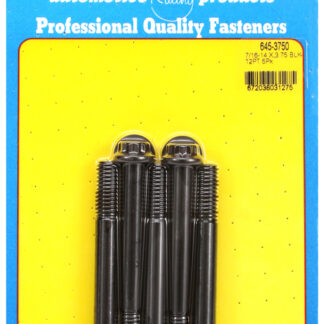 ARP 7/16-14 X 3.750 12pt 1/2 wrenching black oxide bolts
