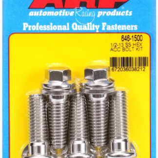 ARP 1/2-13 X 1.500 hex SS bolts