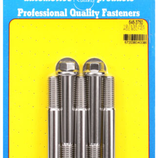 ARP 1/2-13 x 3.750 hex SS bolts