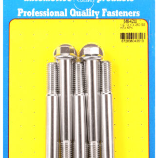 ARP 1/2-13 x 4.250 hex SS bolts