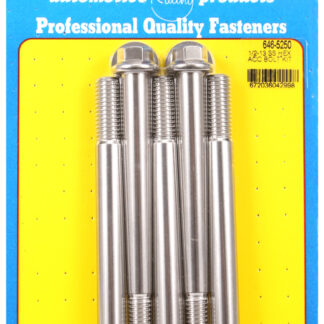 ARP 1/2-13 x 5.250 hex SS bolts