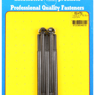 ARP 1/4-20 X 4.750 hex black oxide bolts
