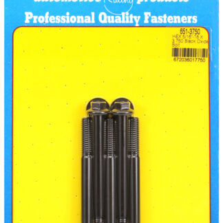 ARP 5/16-18 X 3.750 hex black oxide bolts