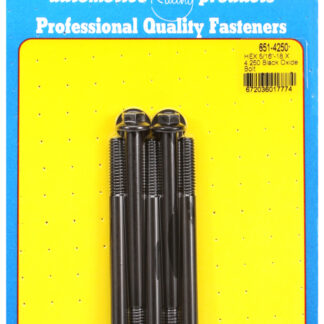 ARP 5/16-18 X 4.250 hex black oxide bolts