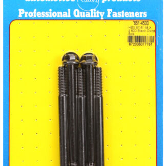 ARP 5/16-18 X 4.500 hex black oxide bolts