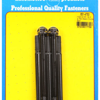 ARP 5/16-18 X 4.750 hex black oxide bolts
