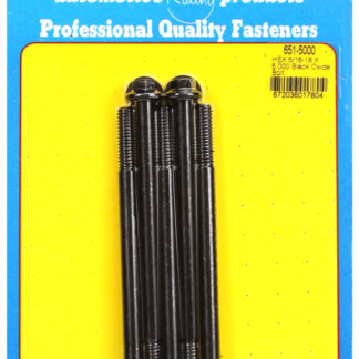 ARP 5/16-18 X 5.000 hex black oxide bolts