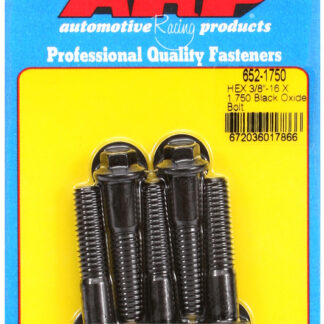 ARP 3/8-16 X 1.750 hex black oxide bolts