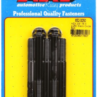 ARP 3/8-16 X 3.250 hex black oxide bolts