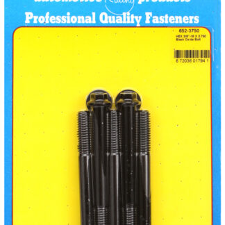 ARP 3/8-16 X 3.750 hex black oxide bolts