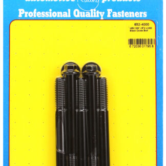 ARP 3/8-16 X 4.000 hex black oxide bolts