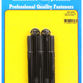 ARP 3/8-16 X 4.250 hex black oxide bolts