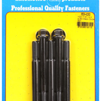 ARP 7/16-14 X 4.250 hex black oxide bolts