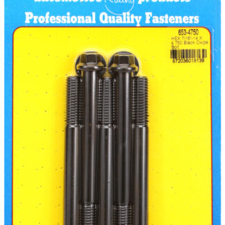 ARP 7/16-14 X 4.750 hex black oxide bolts