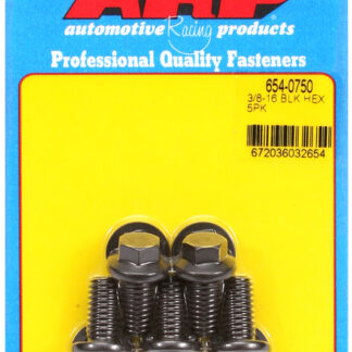 ARP 3/8-16 x 0.750 hex 7/16 wrenching black oxide bolts