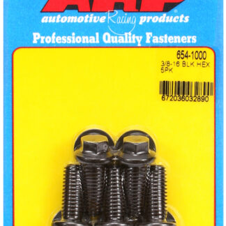ARP 3/8-16 x 1.000 hex 7/16 wrenching black oxide bolts