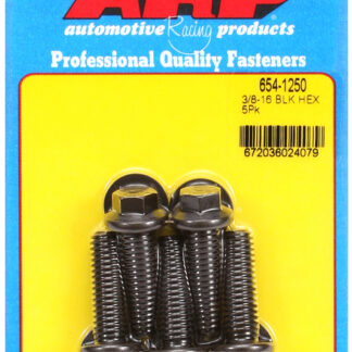 ARP 3/8-16 x 1.250 hex 7/16 wrenching black oxide bolts