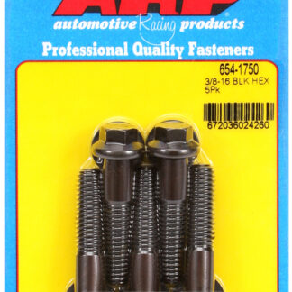 ARP 3/8-16 x 1.750 hex 7/16 wrenching black oxide bolts