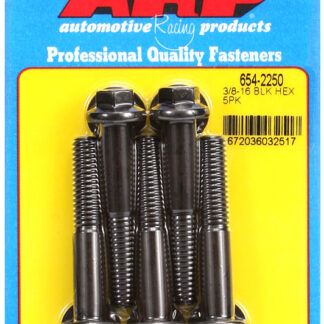 ARP 3/8-16 x 2.250 hex 7/16 wrenching black oxide bolts