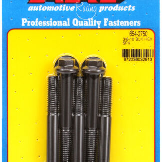 ARP 3/8-16 x 2.750 hex 7/16 wrenching black oxide bolts