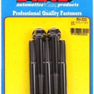 ARP 3/8-16 x 3.000 hex 7/16 wrenching black oxide bolts