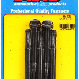 ARP 3/8-16 x 3.250 hex 7/16 wrenching black oxide bolts